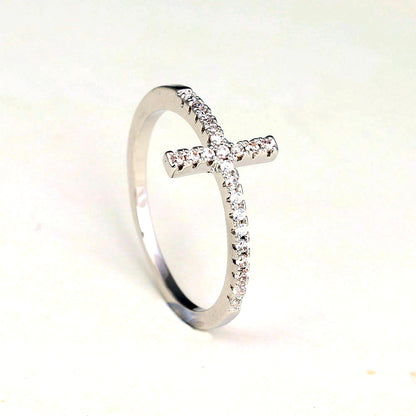 CrossRingReligionWomenSterlingSilverCubicZirconiaGingerLyneCollection_Silver-5