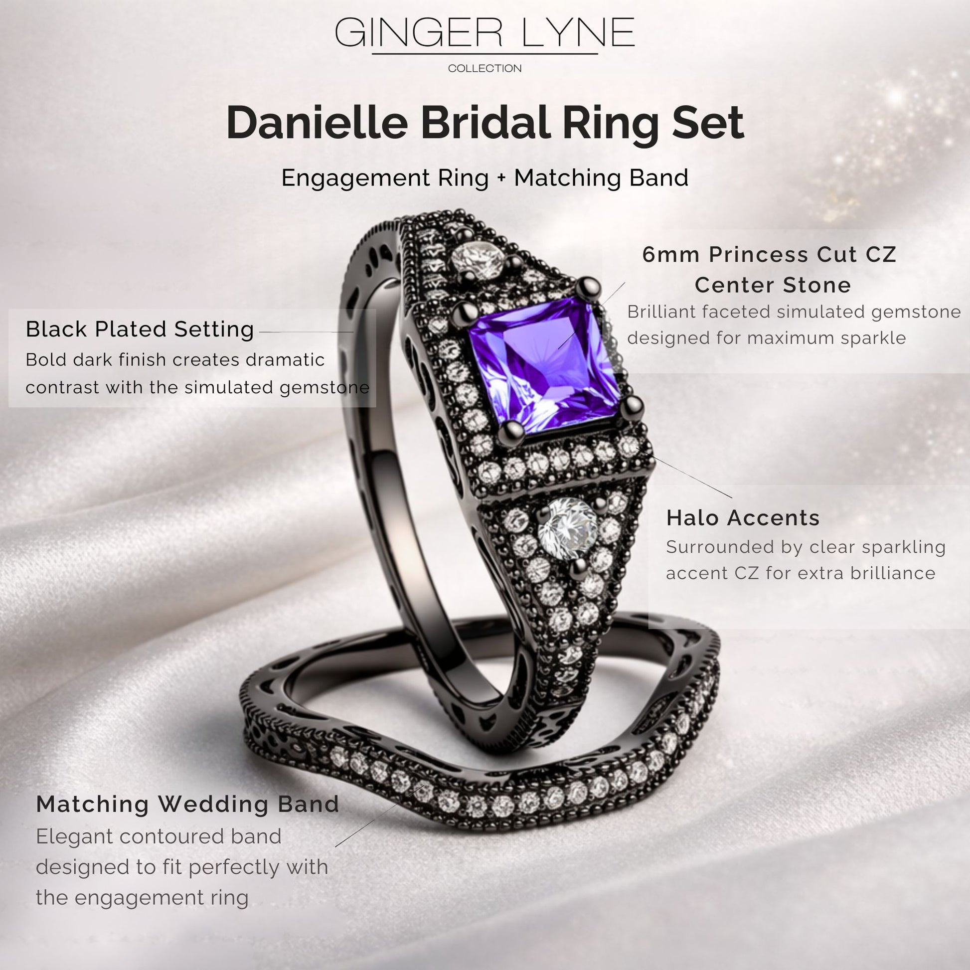 DanielleWeddingRingSetforWomenCZBlackEngagementGingerLyneCollection_Purple-5