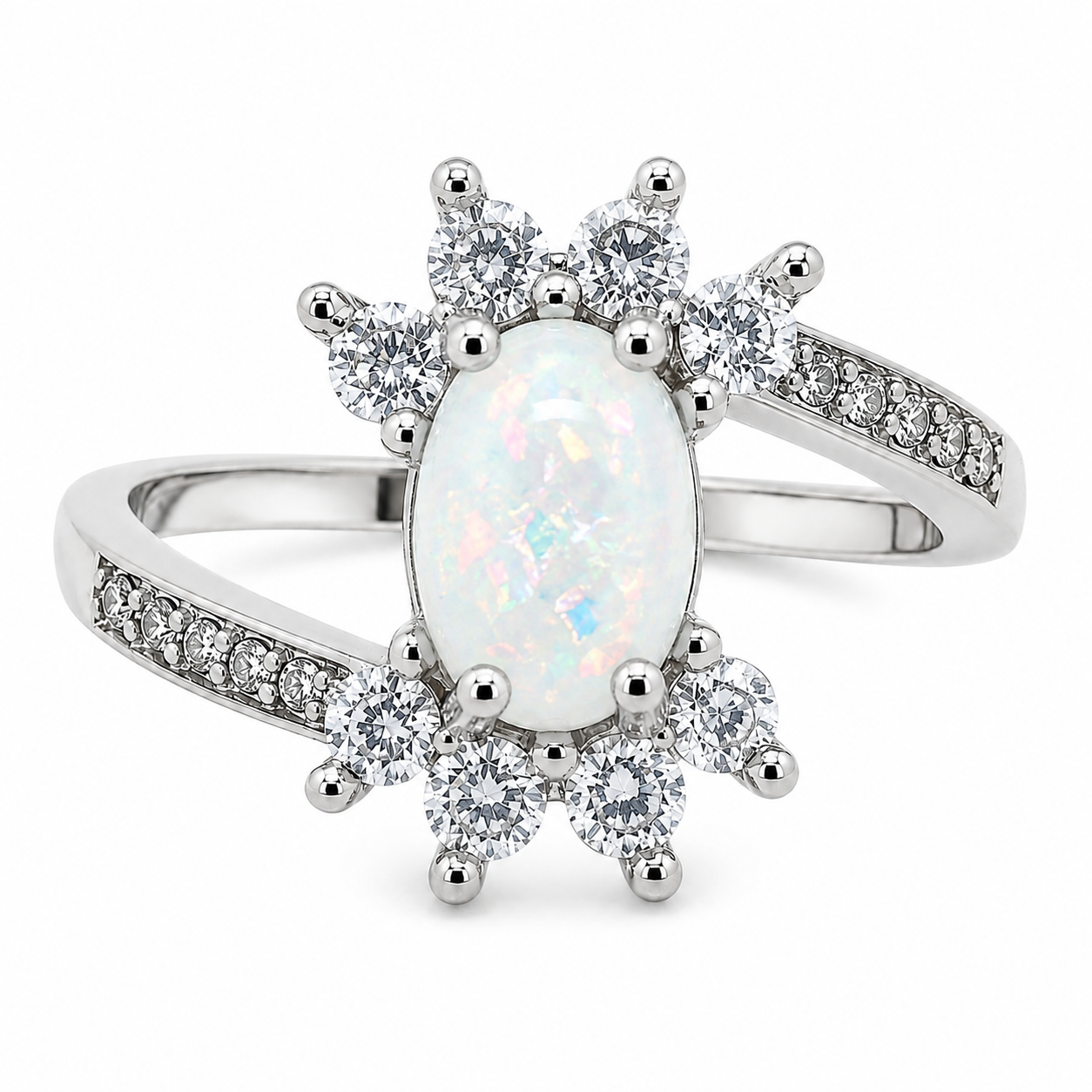 ZaireStatementRingCreatedFireOpalClearCZWomensGingerLyneCollection_Silver-1