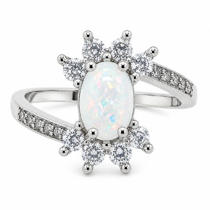 ZaireStatementRingCreatedFireOpalClearCZWomensGingerLyneCollection_Silver-1