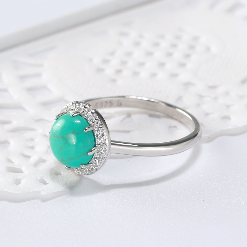 GemstoneStatementRingforWomenSterlingSilverCzGingerLyneCollection_Turquoise-2