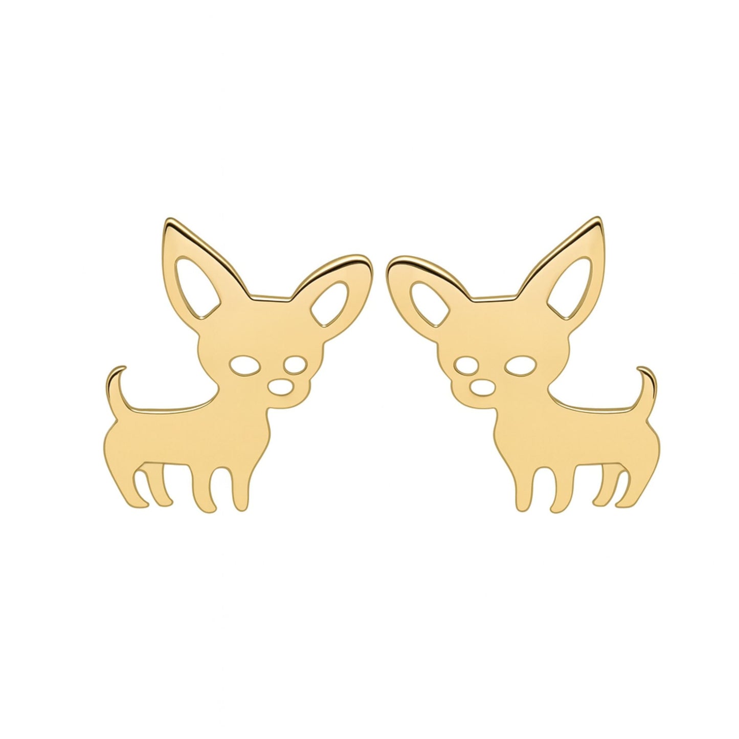 GingerLyneChihuahuaDogStudEarringsforWomenStainlessSteelPuppyPetJewelryGifts_GoldTone-1
