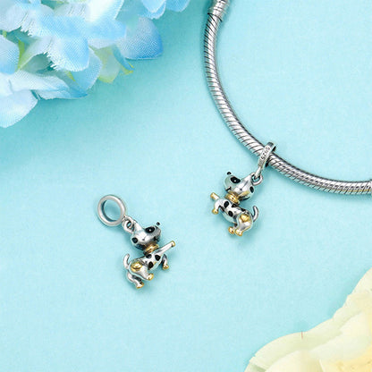 DachshundDogPuppyCharmEuropeanBeadSterlingSilverGingerLyneCollection_Silver-4
