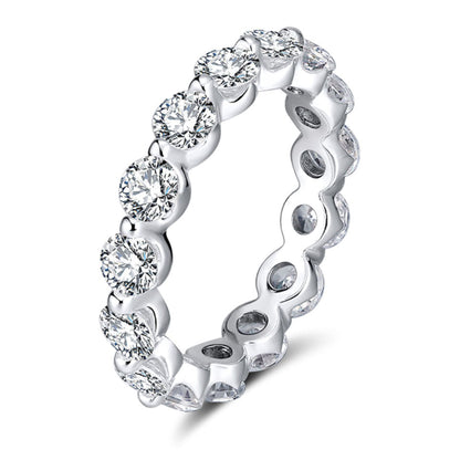 EternityWeddingBandRingforWomenCubicZirconiaSterlingSilverGingerLyneCollection_Clear-1
