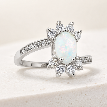 ZaireStatementRingCreatedFireOpalClearCZWomensGingerLyneCollection_Silver-3