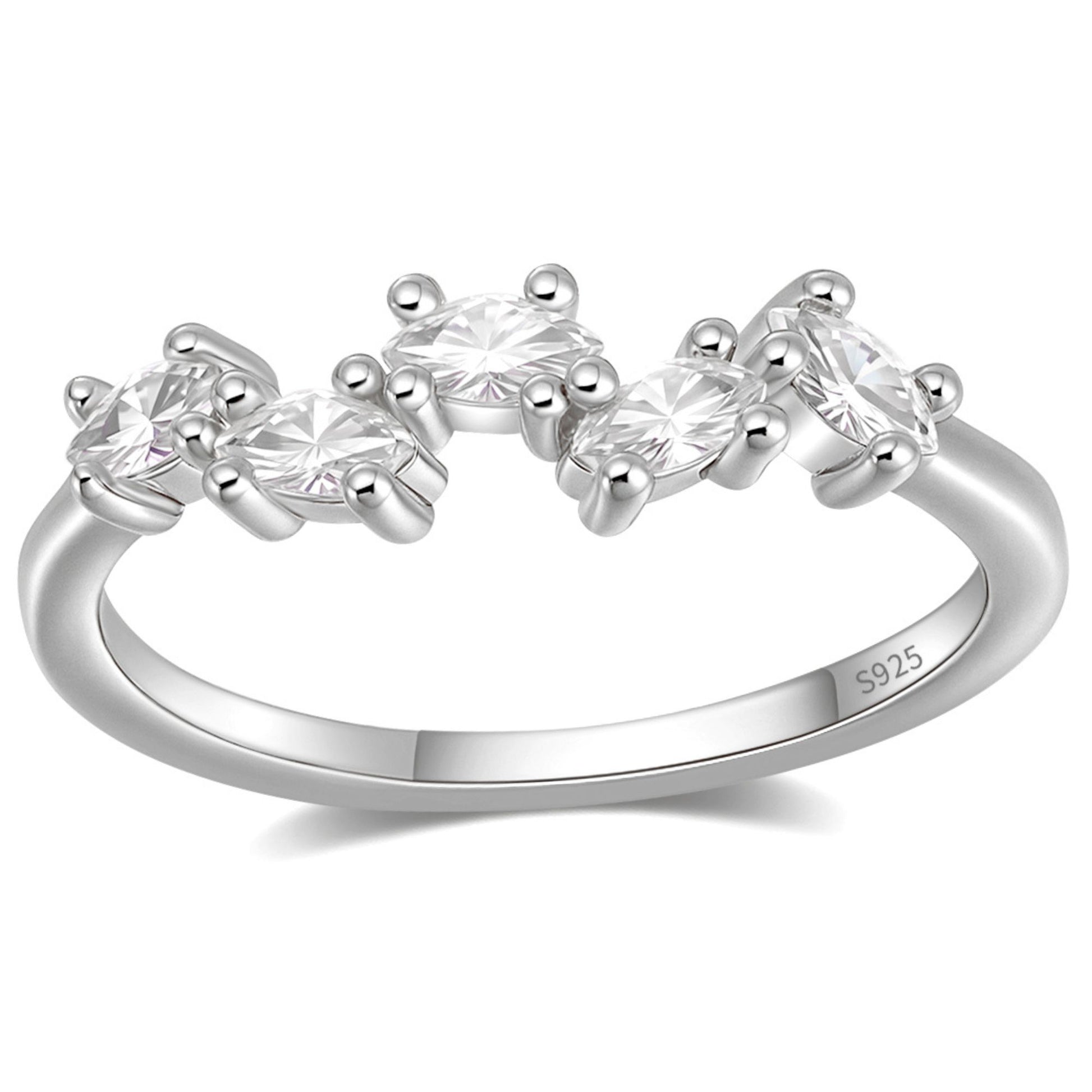 MarisHalfEternityRingforWomenSterlingSilverCZAnniversaryWeddingBandStackablebyGingerLyne_Gold-3