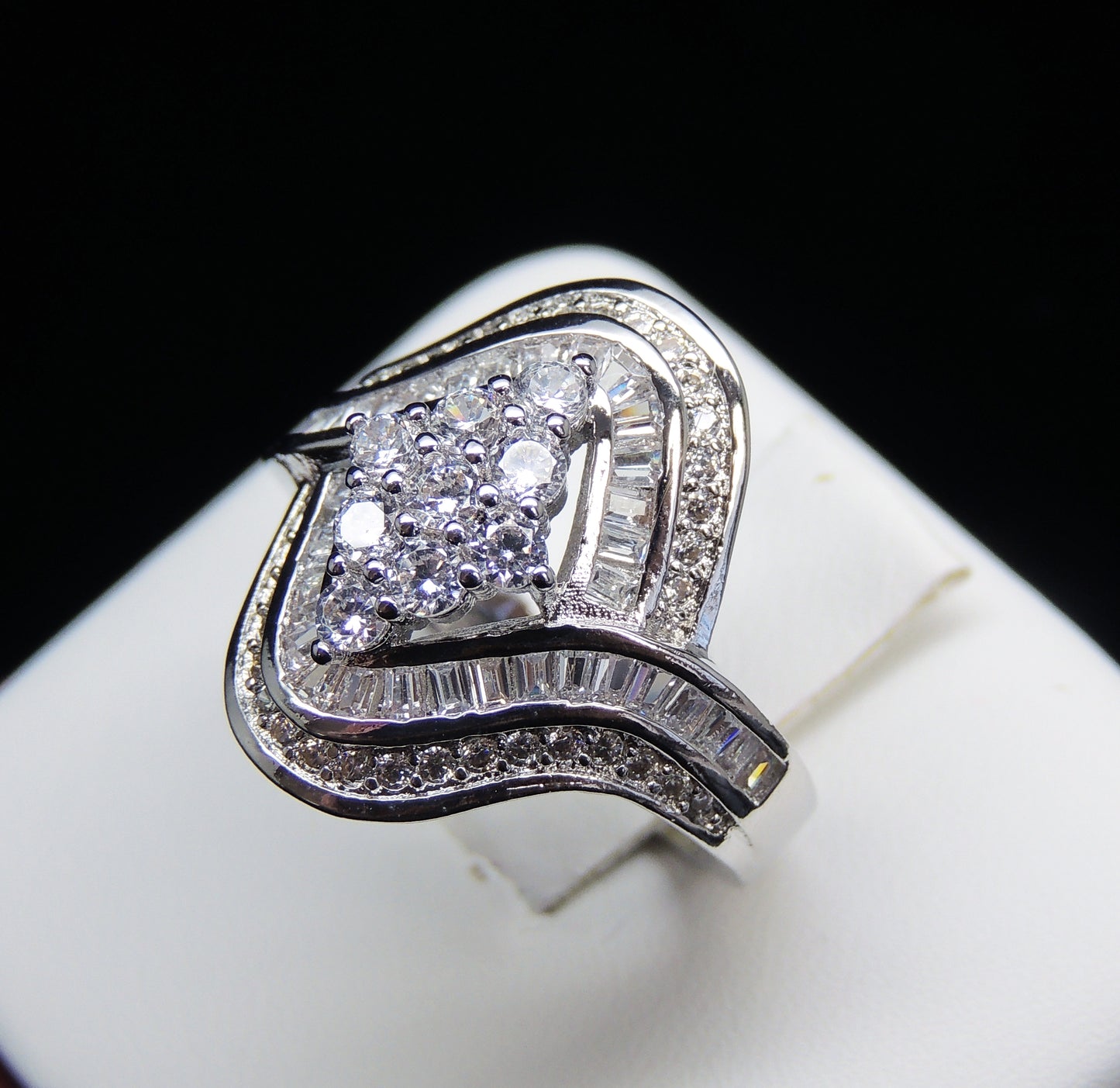 RaquelStatementRingCubicZirconiaWgoldPlatedWomenGingerLyneCollection_Silver-3