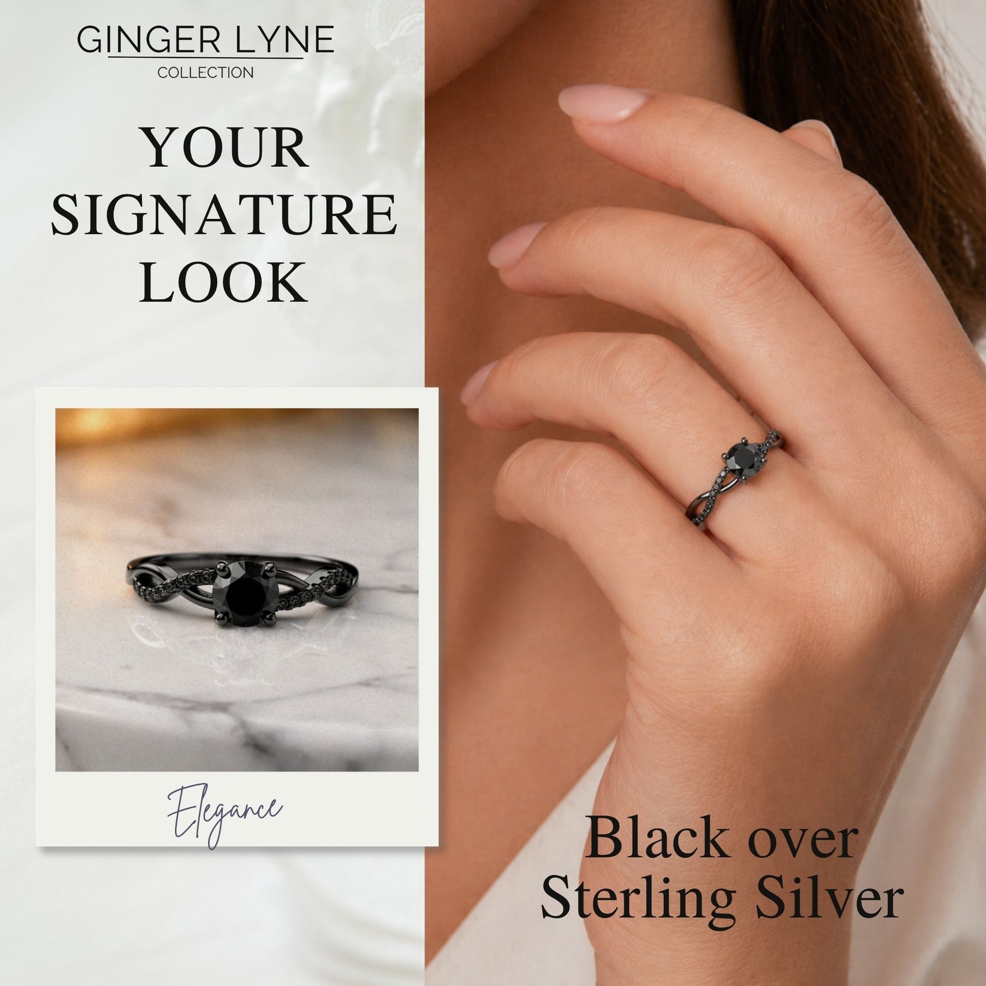 QueenaSolitiareBlackEngagementRingforWomenSterlingSilverCZGingerLyneCollection_BlackBlackStones-7