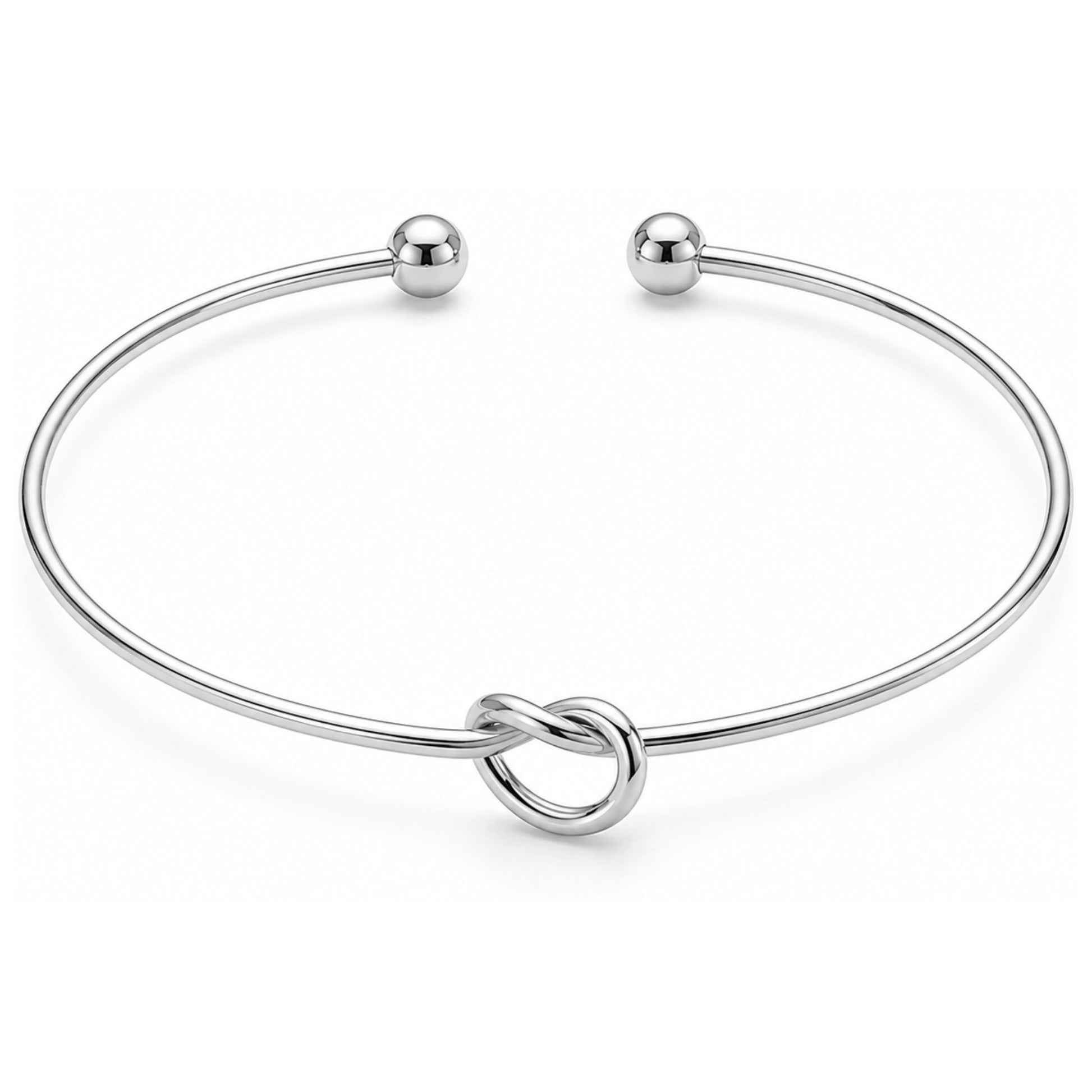 Love Knot Bracelet for Women or Men by Ginger Lyne Bridal Party Gifts Large Adjustable Bangle