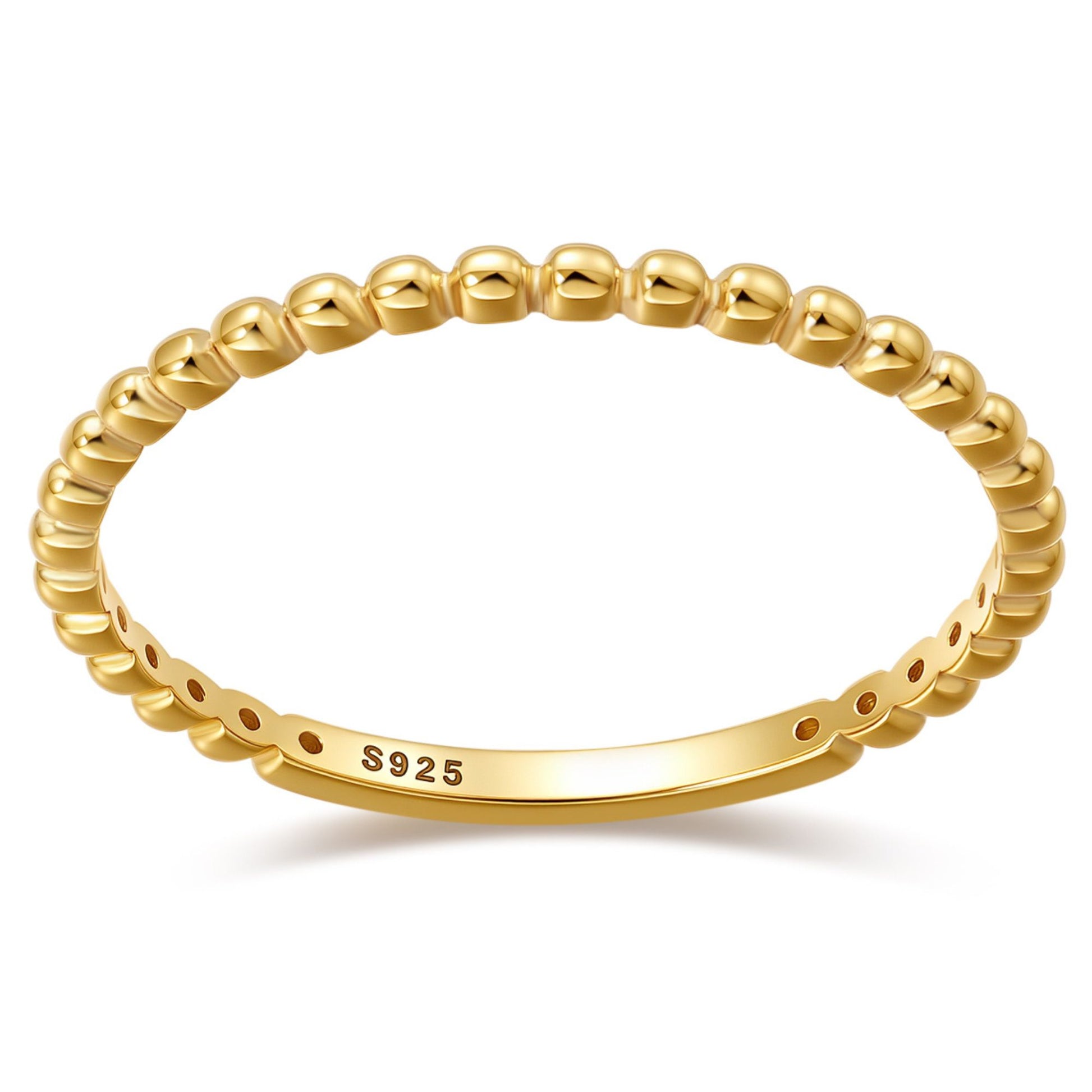 EverlyBeadedWeddingBandforWomenSterlingSilverEternityStackingRingbyGingerLyne_Gold-1