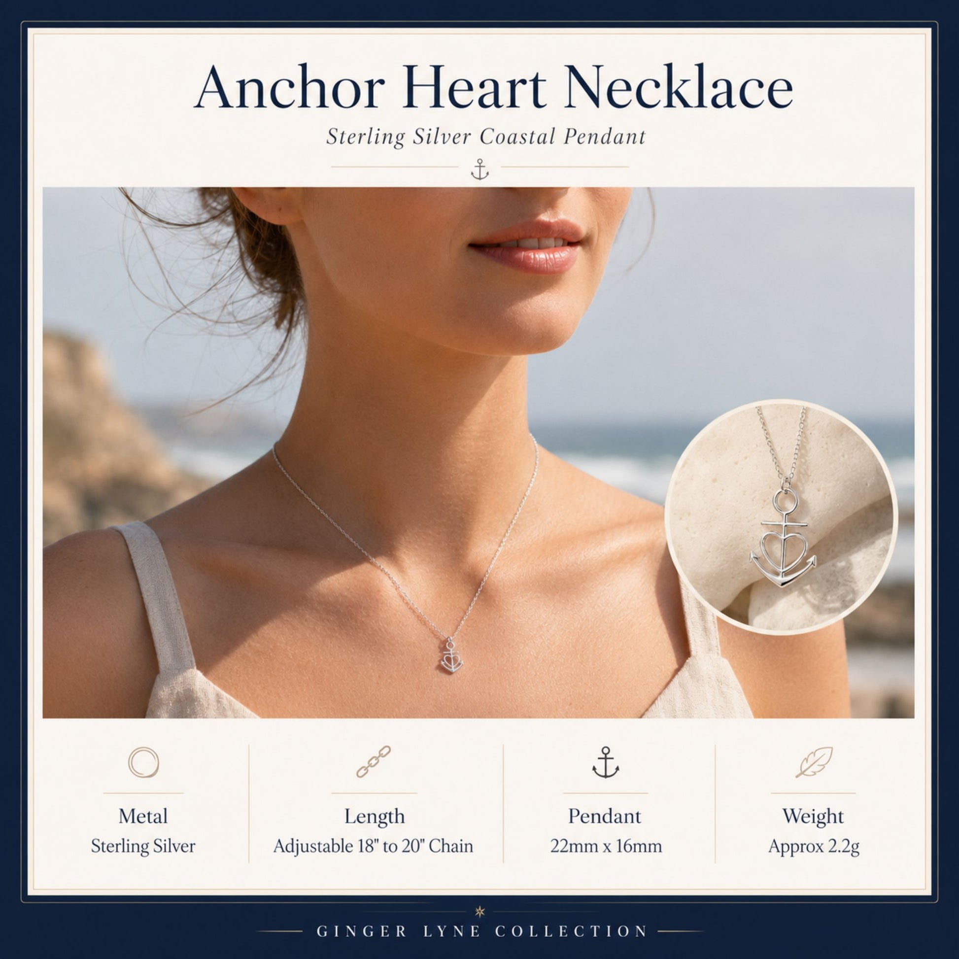 AnchorHeartNecklaceforWomenGingerLyneCollectionSterlingSilverGiftsforHer_Silver-3