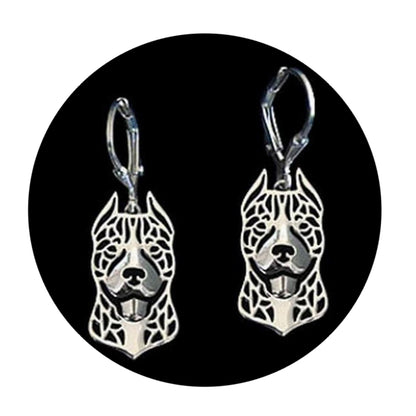 PitBullStaffordshireTerrierDogNecklaceSilverWomensGingerLyneCollection_EarsUpEarrings-5