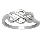 Load image into Gallery viewer, Continuum Infinity Ring 925 Sterling Silver Girls Womens Ginger Lyne Collection - 12
