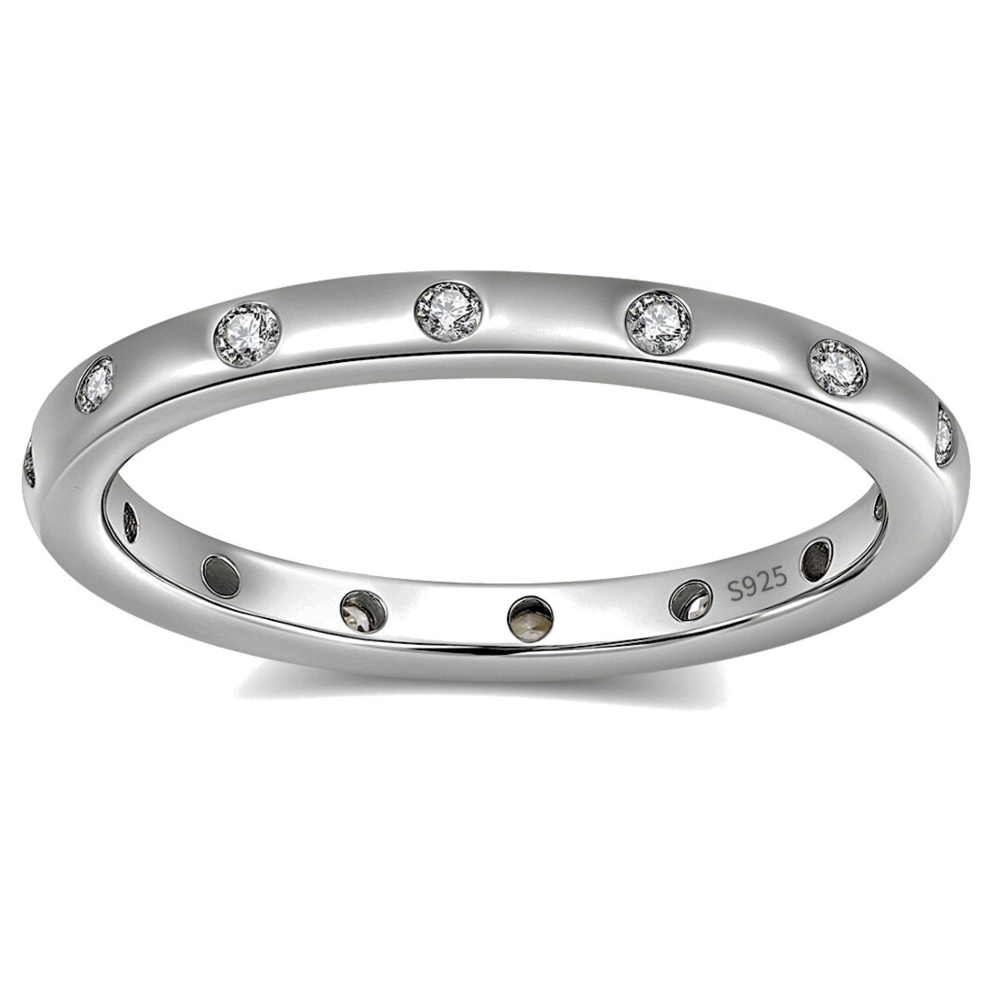 CelestaEternityRingsforWomenStackableWeddingBandsCZ2mmSterlingSilverGingerLyne_Gold-1