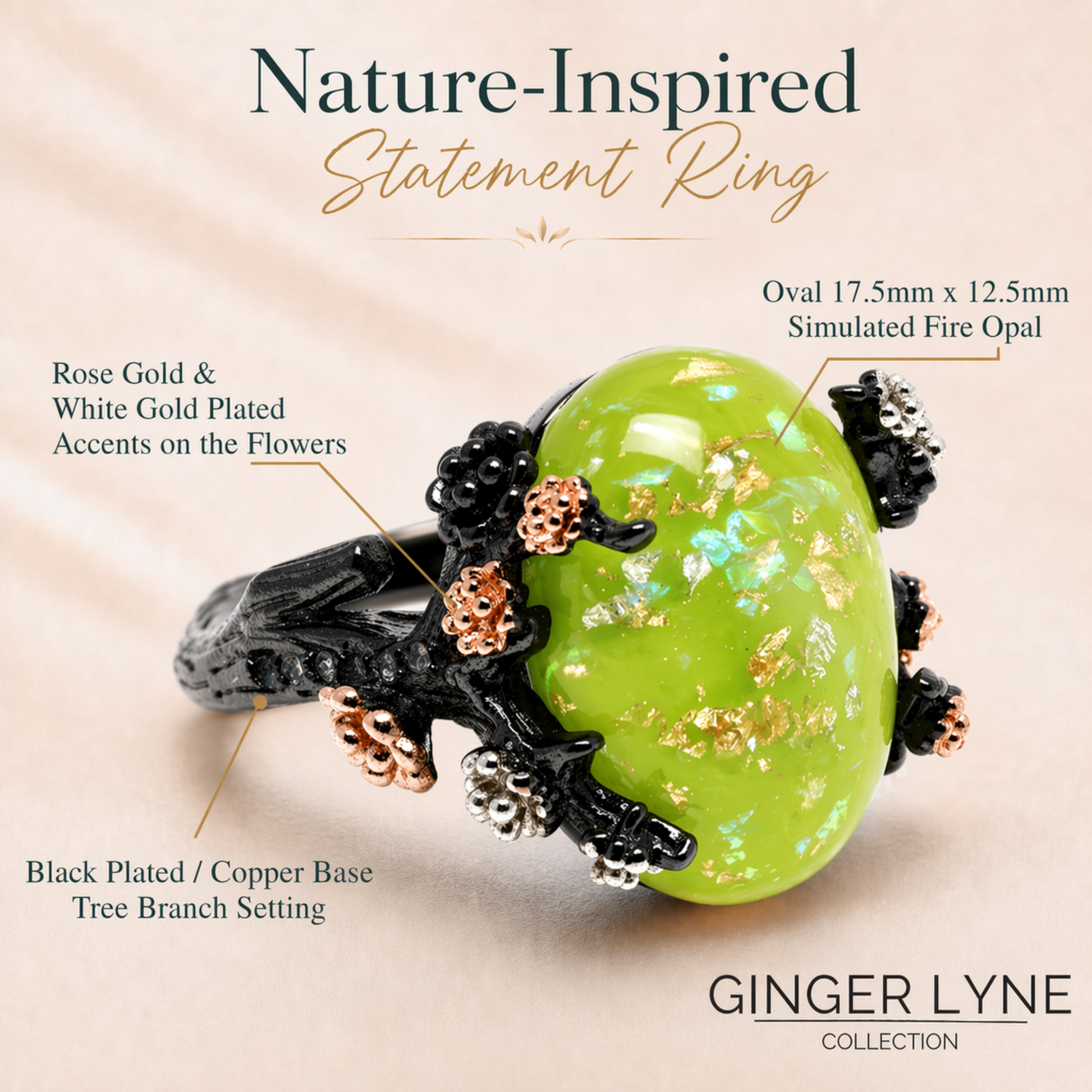 HenriettaBlackTreeBranchGothicInspiredFireOpalEngagementRingforWomenbyGingerLyne_Green-Gold-4