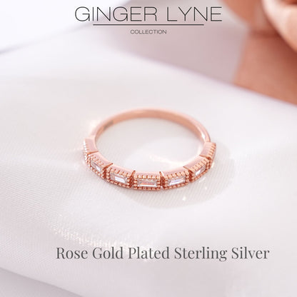 ArdenWeddingBandforWomenSterlingSilverCZAnniversaryHalfEternityRingStackablebyGingerLyne_Rose-2