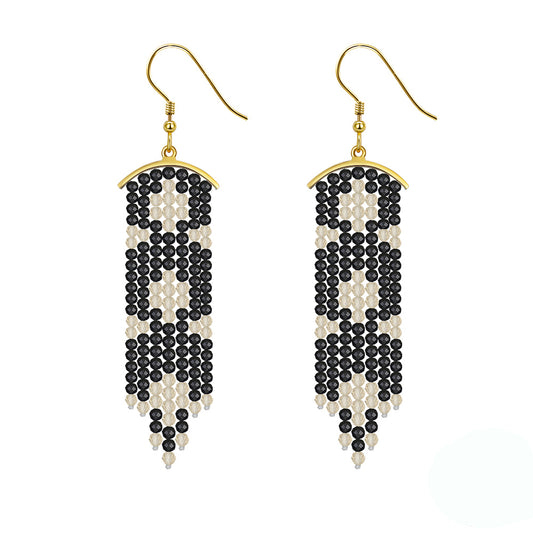 DangleEarringsforWomenCitrineandBlackSpinelGoldPlatedSterlingSilverGingerLyneCollection_Black-1