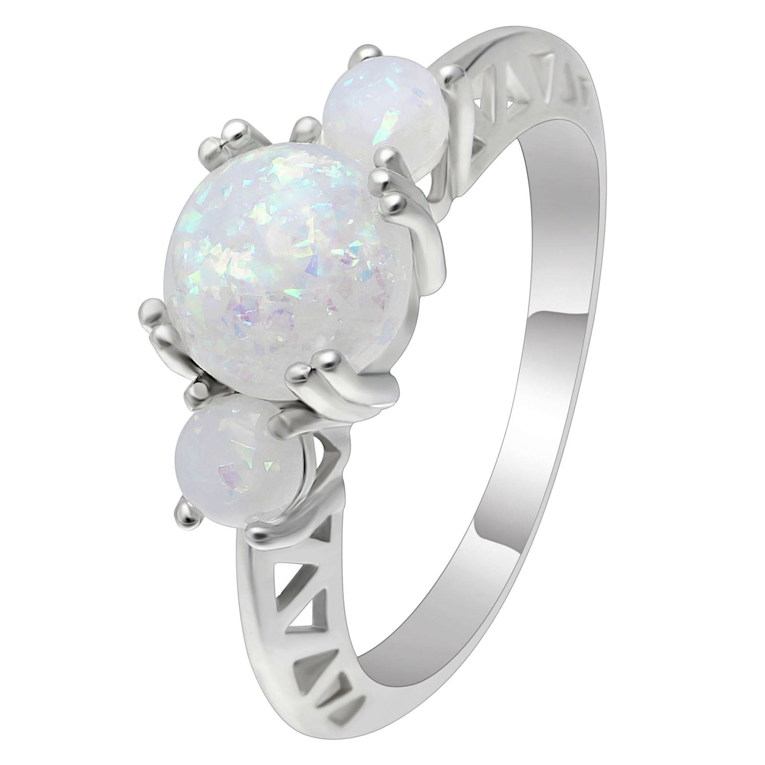 FleurStatementRing3StoneFireOpalEngagementWomensGingerLyneCollection_White-1