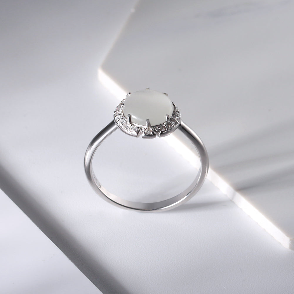 GemstoneStatementRingforWomenSterlingSilverCzGingerLyneCollection_White-4