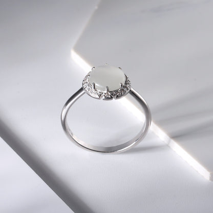 GemstoneStatementRingforWomenSterlingSilverCzGingerLyneCollection_White-4