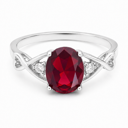 BirthstoneEngagementRingforWomenbyGingerLyneSterlingSilverCubicZirconia_Red-1