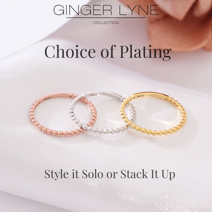 EverlyBeadedWeddingBandforWomenSterlingSilverEternityStackingRingbyGingerLyne_Silver-4