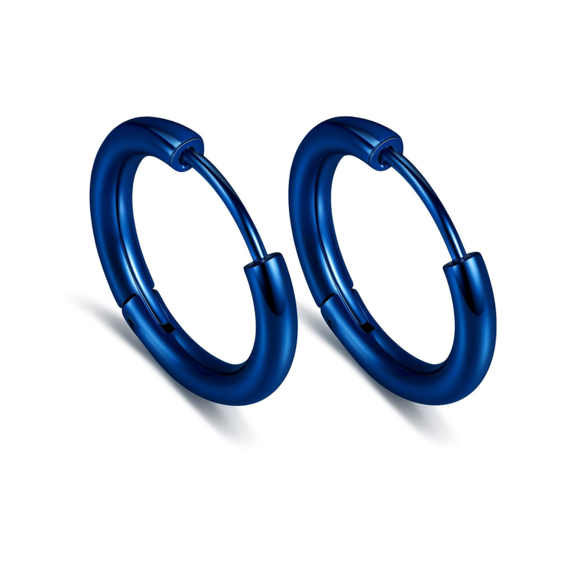 StainlessSteelHoopEarringsbyGingerLyneHuggieStyleforLobeCartilagePiercingBodyJewelry_Gold-5