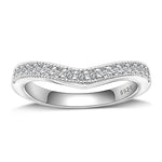 Load image into Gallery viewer, Julieanna Anniversary Band Ring Sterling Silver Cz Womens Ginger Lyne Collection - 10
