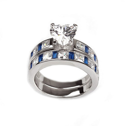 KaeliWeddingRingSetforWomenEngagementMatchingBandCZBlueGingerLyneCollection_Silver-3