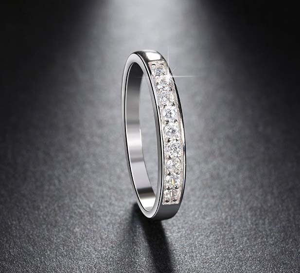 Virginia Cubic Zirconia Anniversary Wedding Band Ring Womens Ginger Lyne Collection