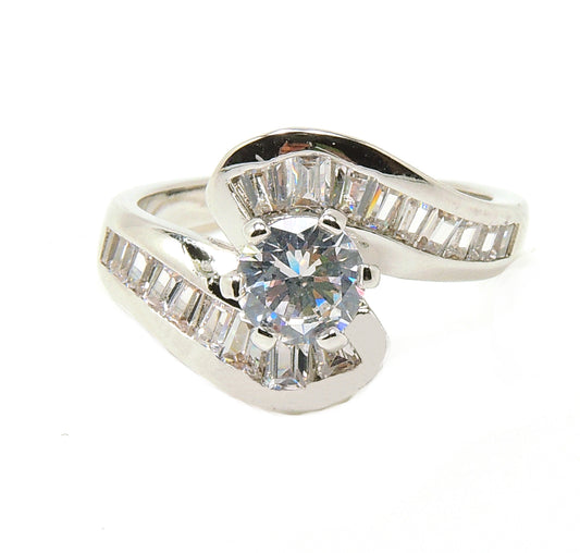 AubryEngagementRingWomensCubicZirconiaBauguetteGingerLyneCollection_Silver-1