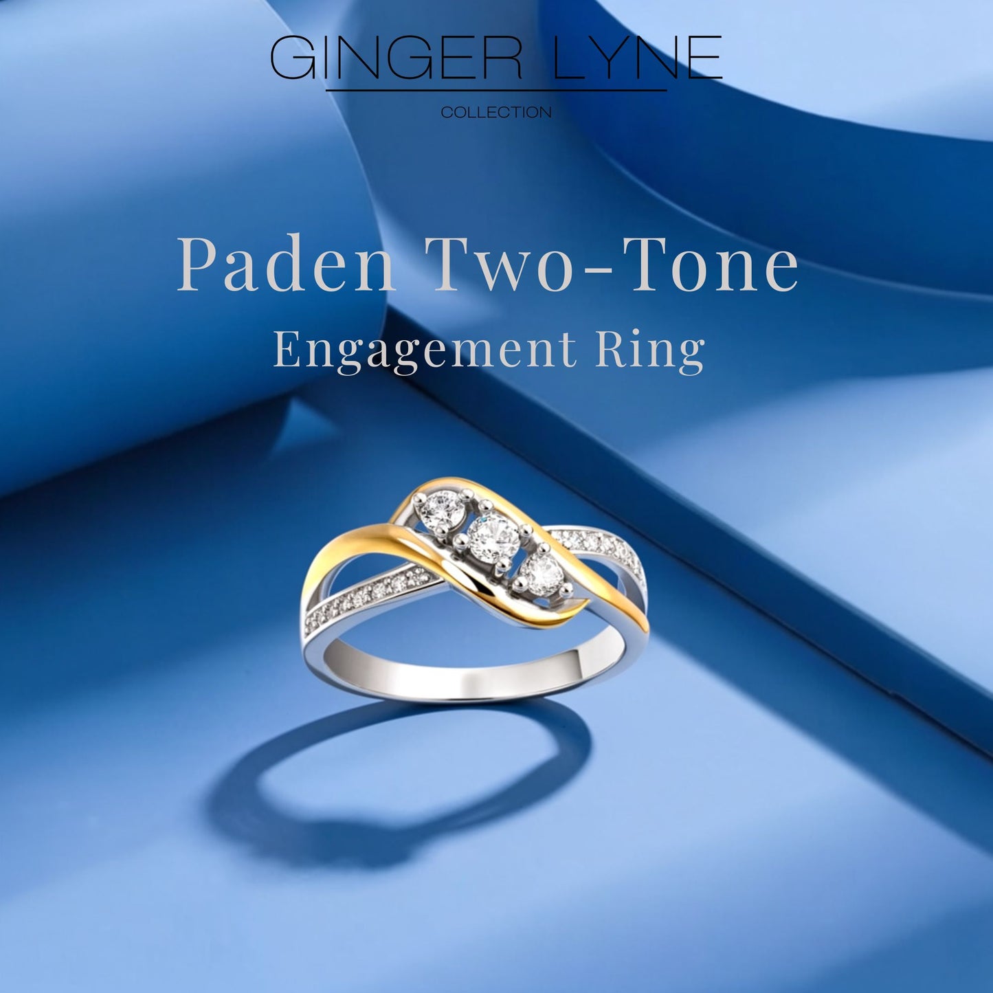 3StoneEngagementRingforWomenSterlingSilverPromiseRingforHerGingerLyneCollection_EngagementRingOnly,10-5