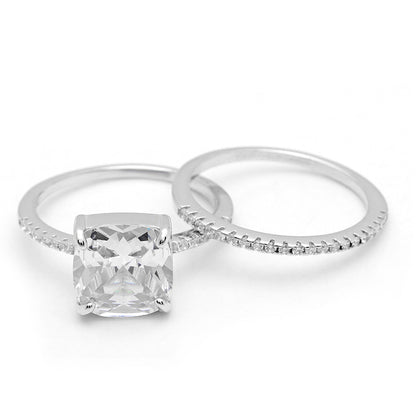 SavannahWeddingRingSetSterlingSilverEngagementWingCzBandGingerLyneCollection_Silver-2