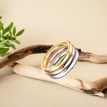 3RingWeddingBandSetStainlessSteelWomenMenbyGingerLyneCollection_Silver-2
