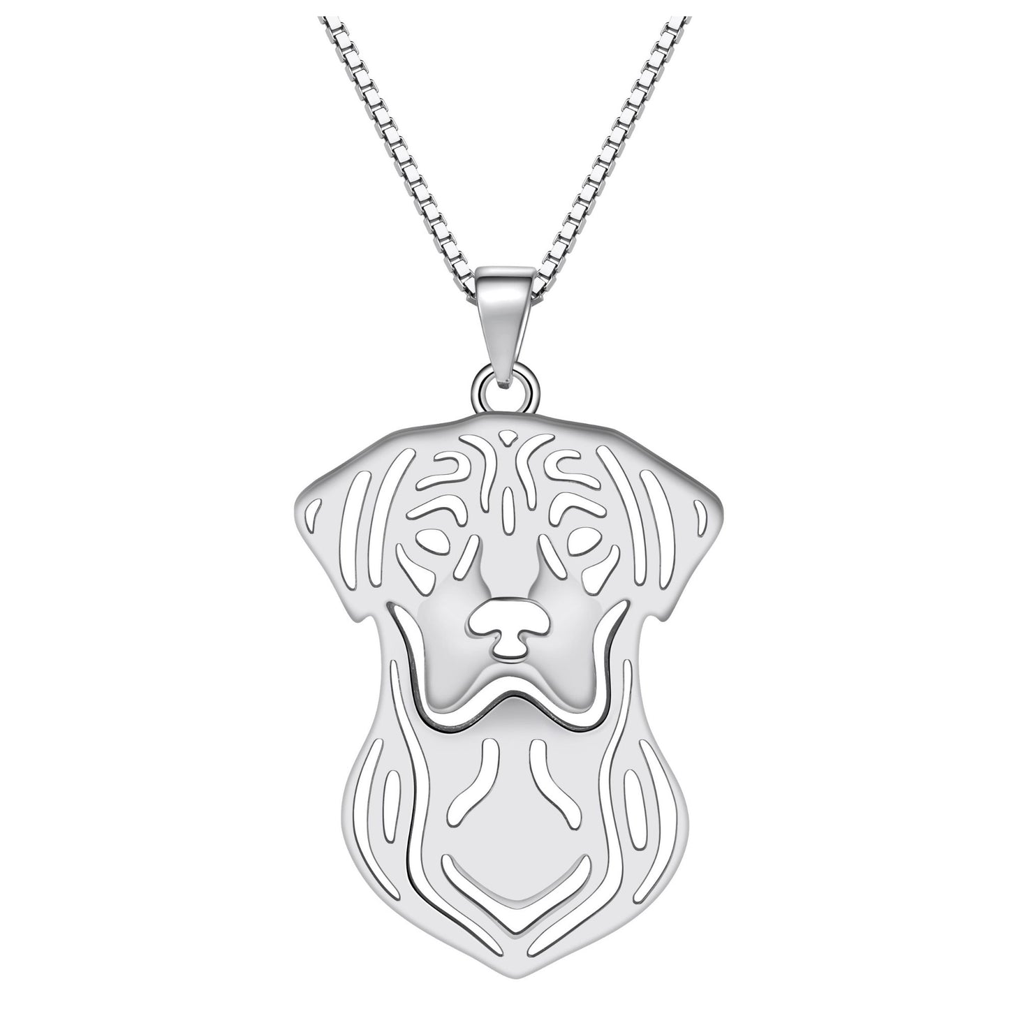 Labrador Retriever Lab Dog Necklace Sterling Silver Womens Ginger Lyne Collection - Necklace