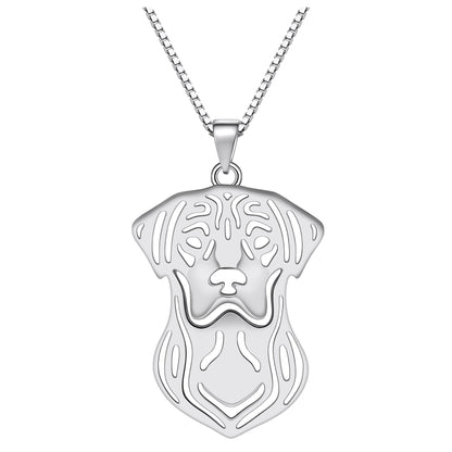 Labrador Retriever Lab Dog Necklace Sterling Silver Womens Ginger Lyne Collection - Necklace