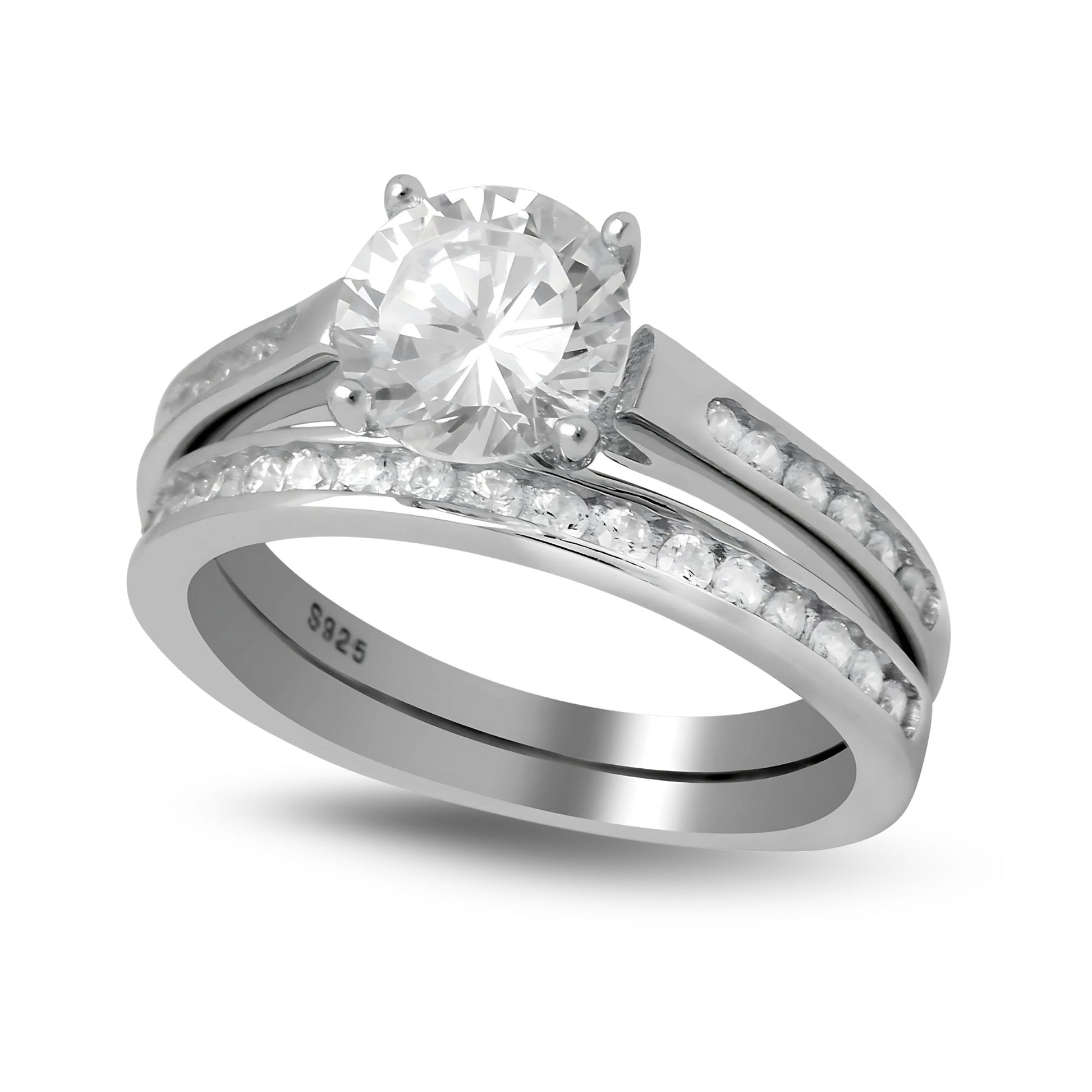 VictoriaWeddingRingSetforWomenSterlingSilver2ctEngagementRingMatchingBandbyGingerLyne_Silver-1