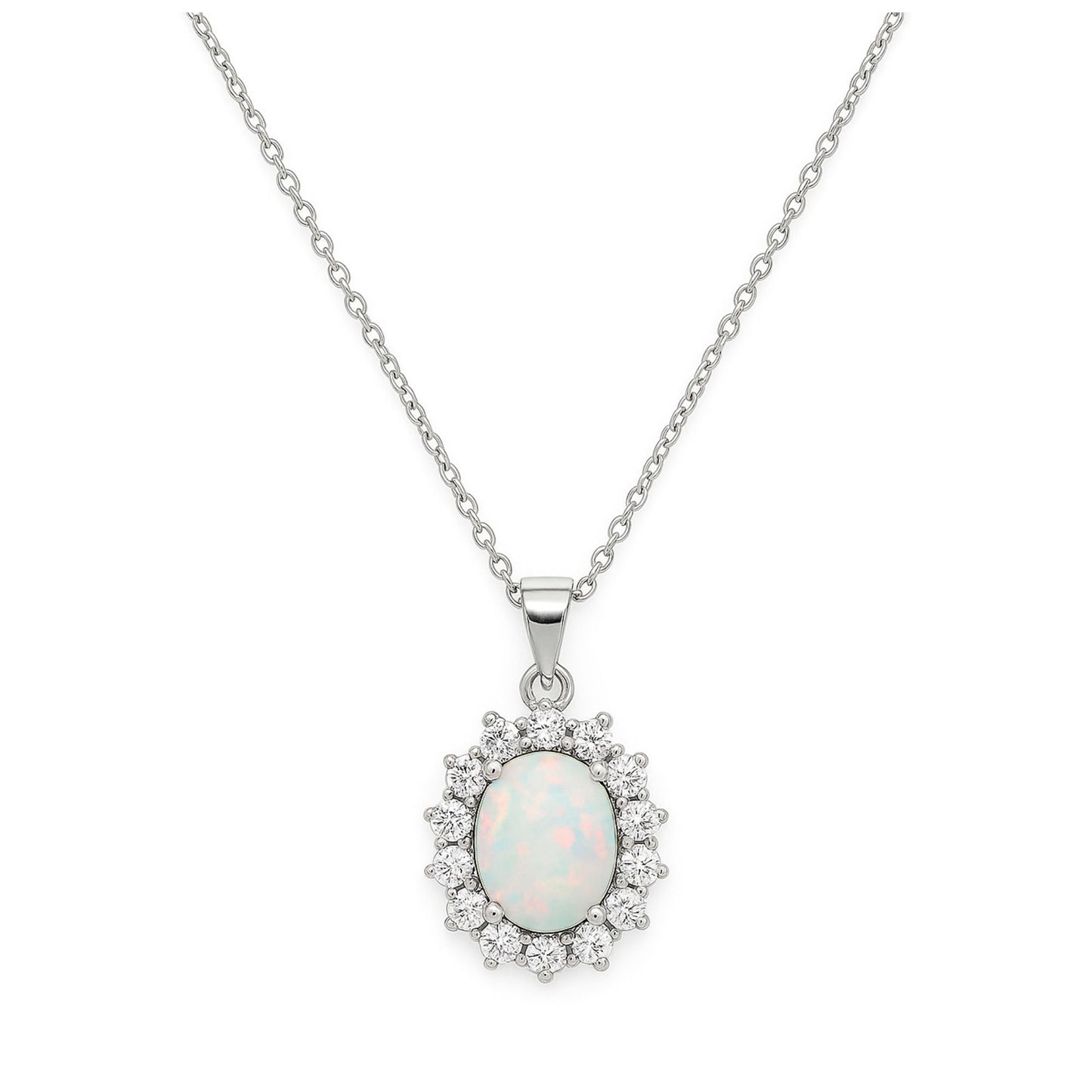 GingerLyneWhiteorPurpleFireOpalCZPendantNecklaceforWomenSterlingSilverCubicZirconia_White-1