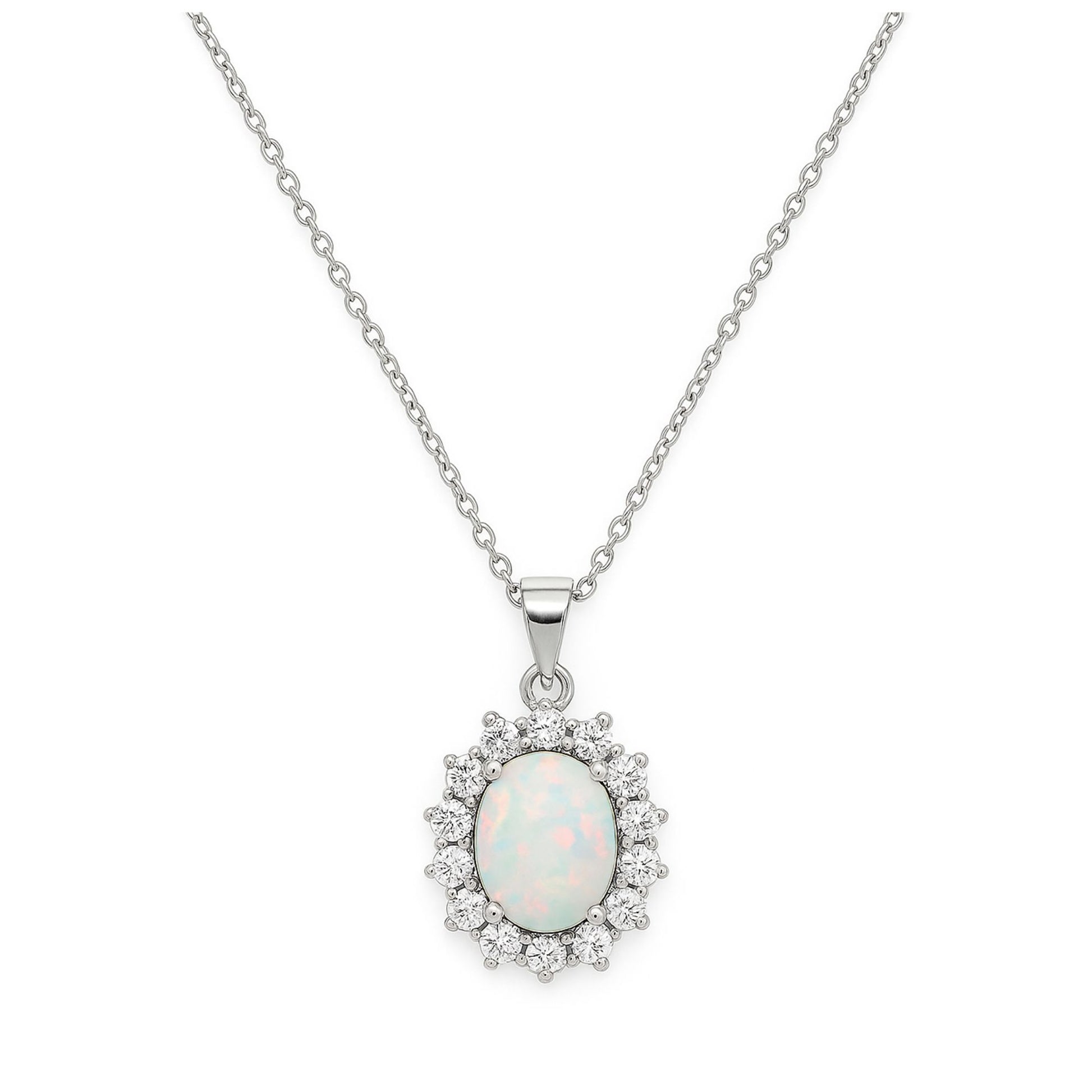 GingerLyneWhiteorPurpleFireOpalCZPendantNecklaceforWomenSterlingSilverCubicZirconia_White-1