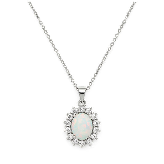 GingerLyneWhiteorPurpleFireOpalCZPendantNecklaceforWomenSterlingSilverCubicZirconia_White-1