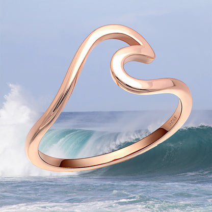 OceanWaveRingSurfDesignRoseGoldSterlingSilverWomenGingerLyneCollection_Gold-2