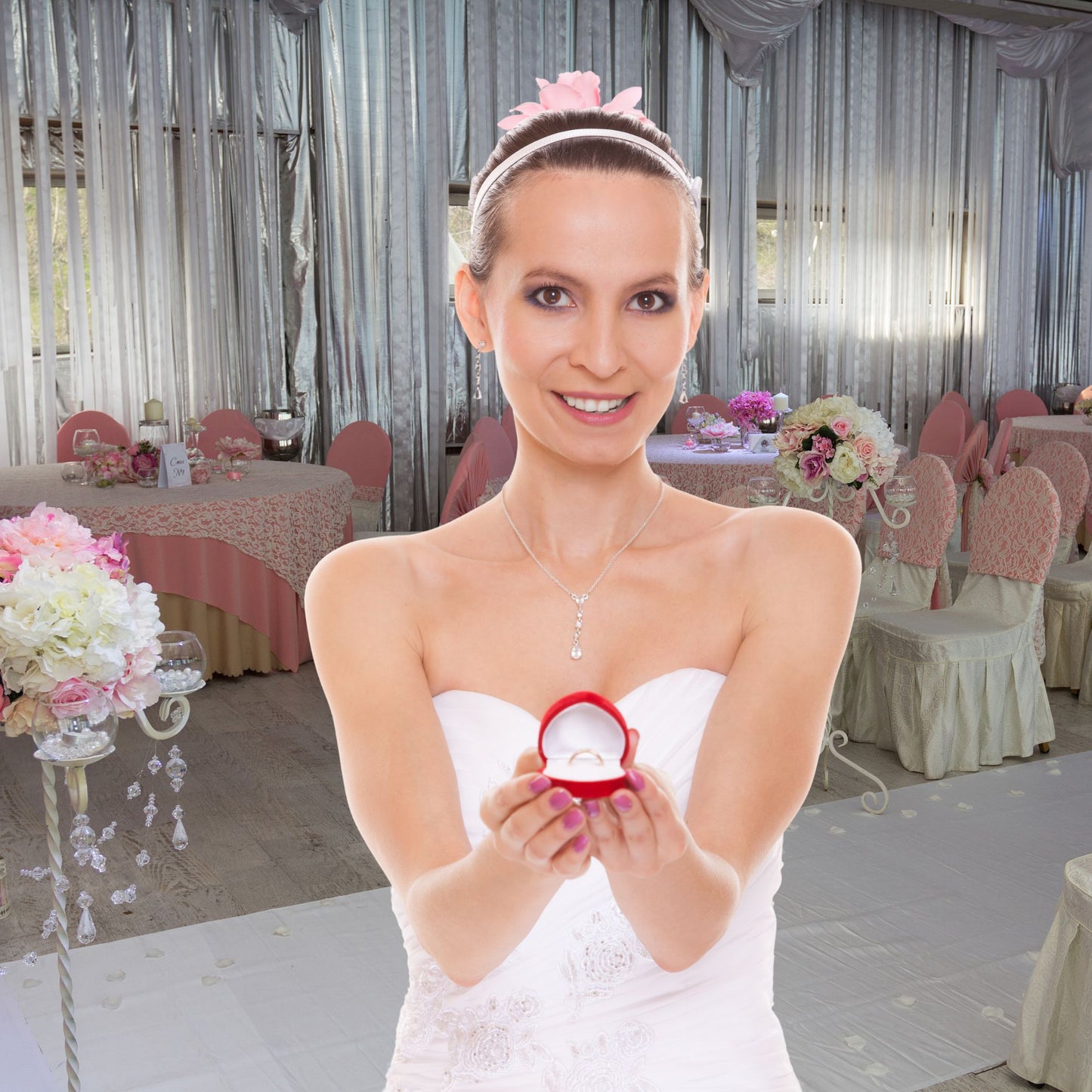 Envy2mmWeddingBandforMenorWomenRoseGoldPlatedSterlingSilverGingerLyneCollection_Pink-5