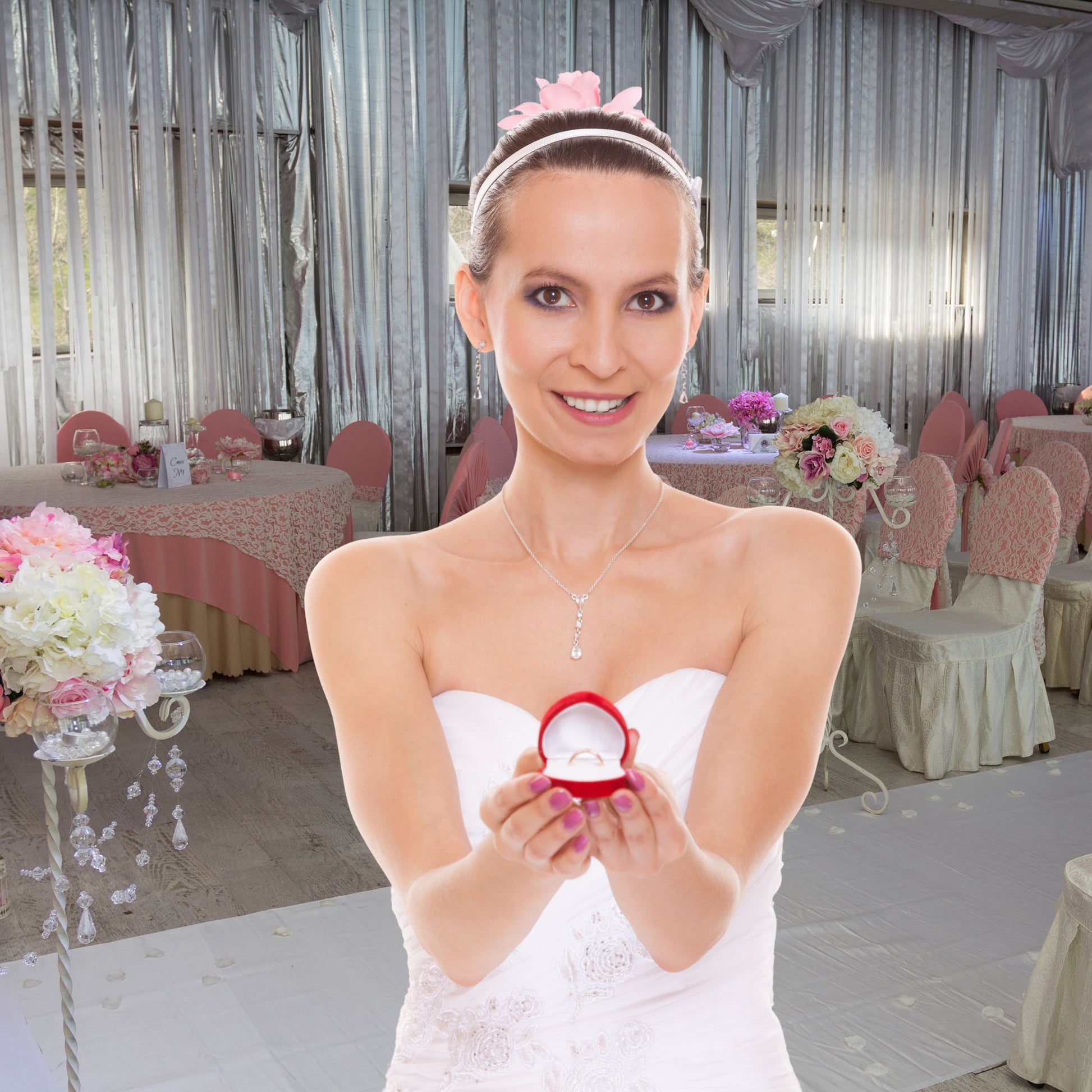 Envy2mmWeddingBandforMenorWomenRoseGoldPlatedSterlingSilverGingerLyneCollection_Pink-5