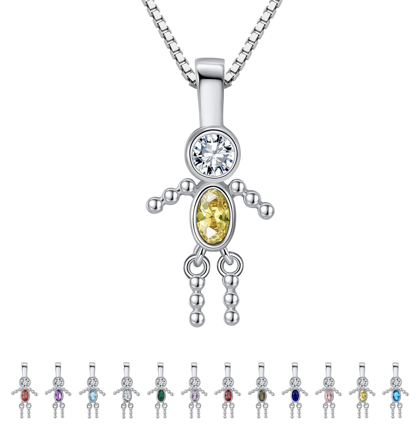 BirthstonePendantNecklaceforBoyMomorGrandmabyGingerLyneSterlingSilverCZFamilyBirthdayCharm_BoyNovember-1
