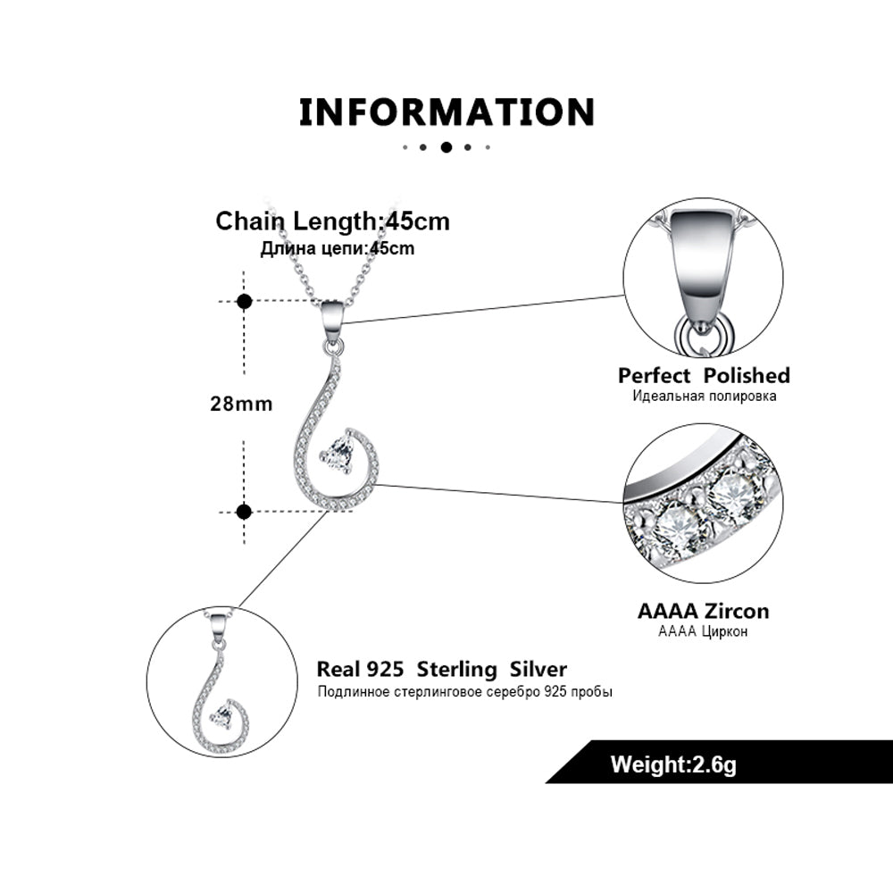 AngelTearPendantNecklaceforWomenHeartCutCZSterlingSilverGingerLyneCollection_Silver-5