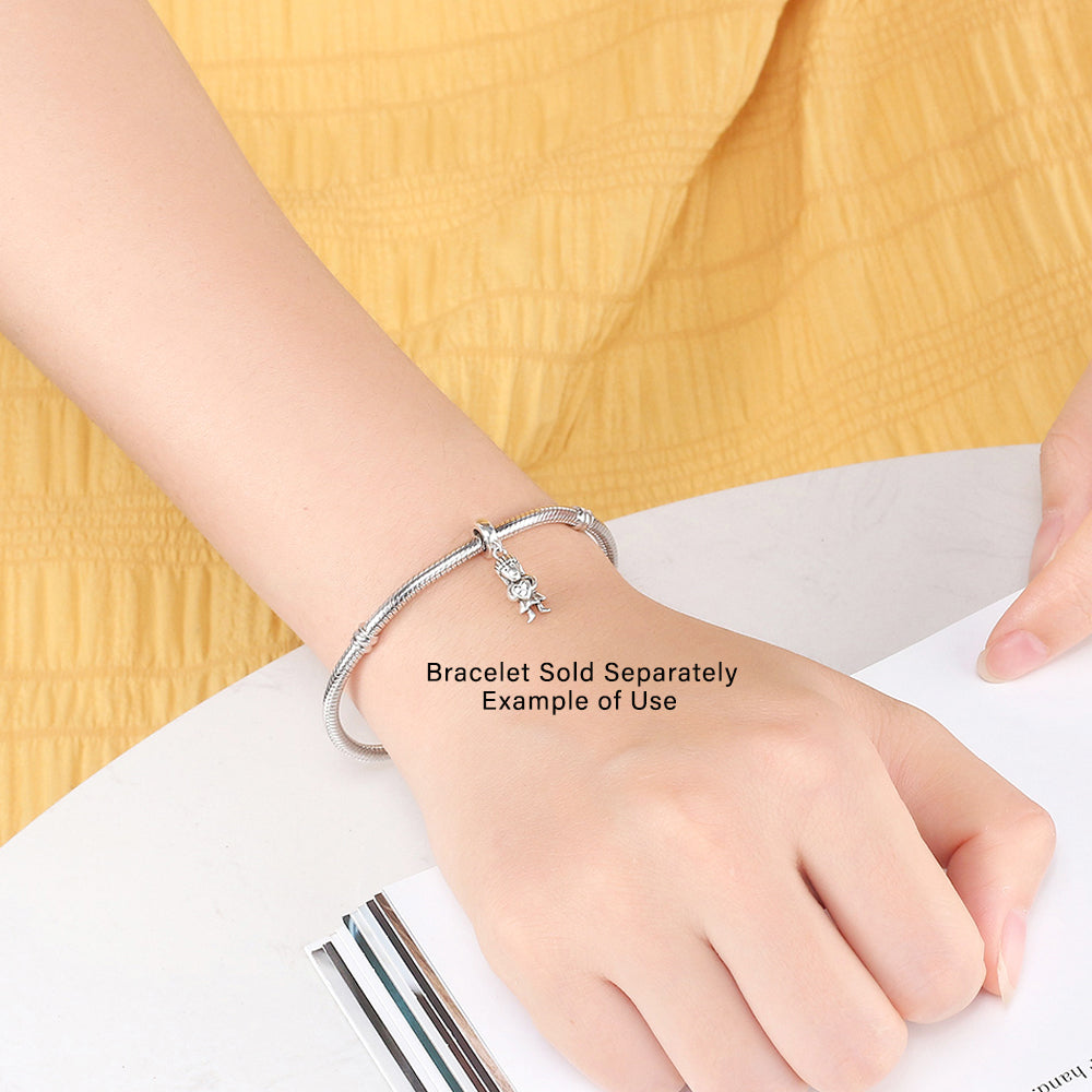 LittleGirlHeartCharmforWomenBraceletOxidizedSterlingSilverGingerLyneCollection_Silver-5