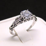 Load image into Gallery viewer, Olivia Engagement Ring Cubic Zirconia Wgold Plated Womens Ginger Lyne Collection Size 5
