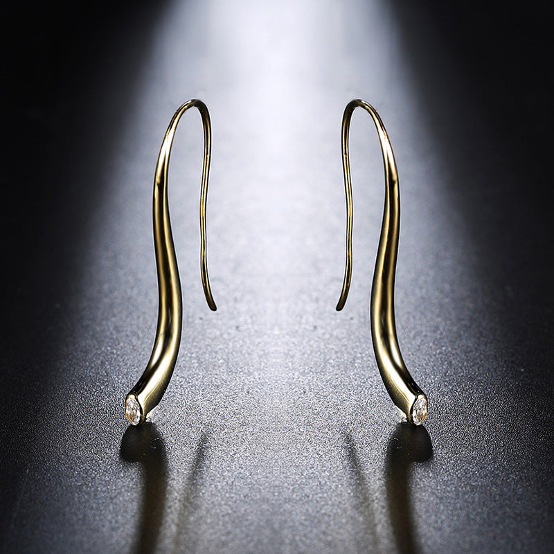 FishHookDropEarringsforWomenCubicZirconiaGingerLyneCollection_Gold-4