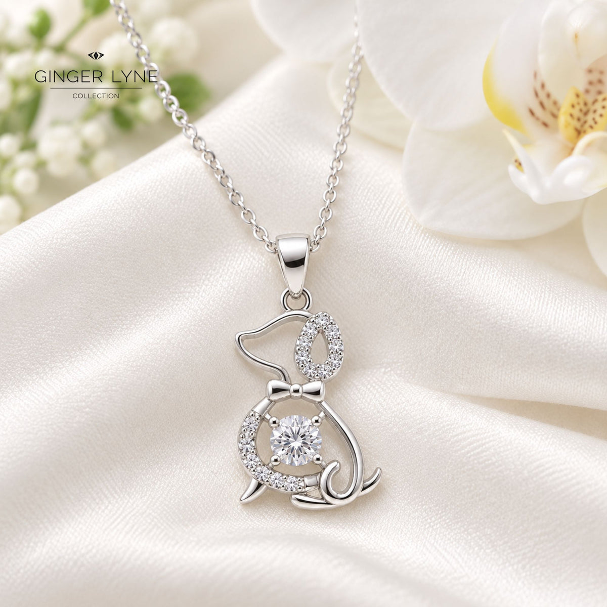 SterlingSilverDogNecklaceforWomenBeaglePendantCZDogLoverJewelryGiftGingerLyne_silver-4