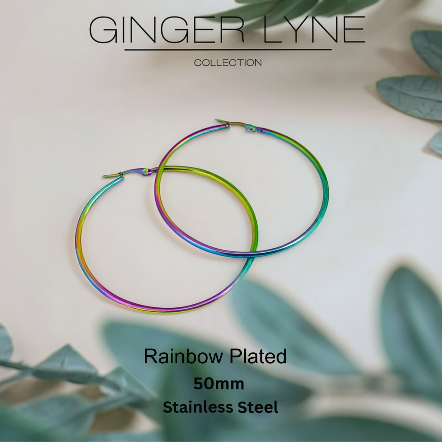 GingerLyneRainbowHoopEarringsforWomenThinLarge50mmStainlessSteel_Rainbow-50-3